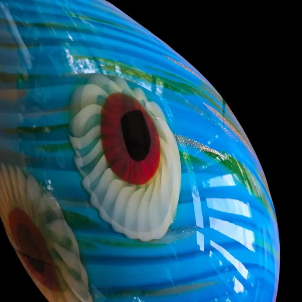 Murano Art Glass Vase 18.75